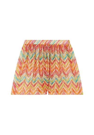 Missoni Chevron Desenli Şort Çok Renkli
