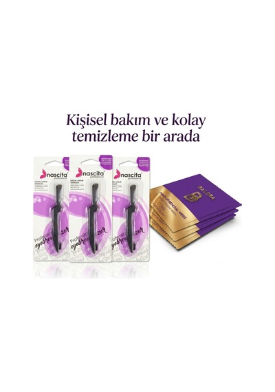 Kaş Usturası Tekli Profesyonel X 3 Adet Kzmprt 0