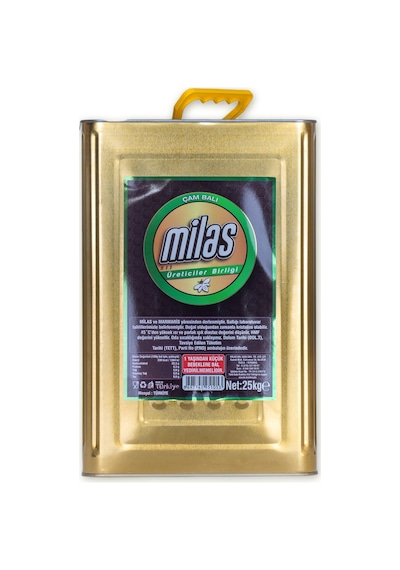 Milas Üreticiler Birliği Süzme Çam Balı Teneke 25 KG
