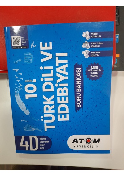 Atom 10.sınıf Türk Dili Ve Edebiyatı Soru Bankası