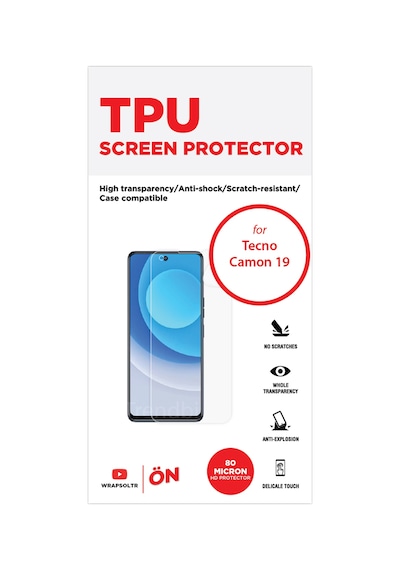 Tecno Camon 19 Ekran Koruyucu Tpu Film