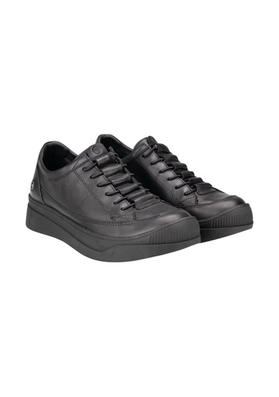 Forelli 14502-g Alegre Siyah Kadın Comfort Deri Ayakkabı 7622