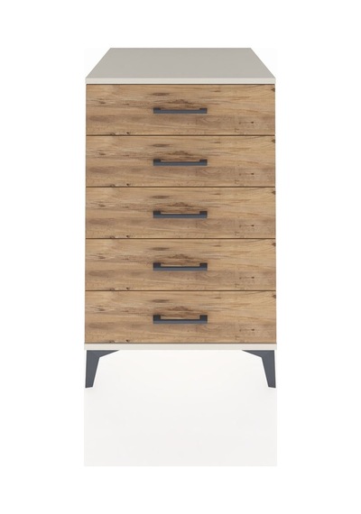 Kronos Komodin 5 Çekmeceli 60x59x96 Aytaşı-çam Aytaşı