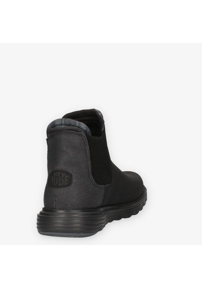 Black Black Bot Erkek Hd.42065-060 Hey Dude Branson Classic Black/black Siyah