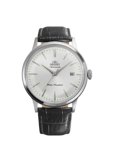 Orient Ra-ac0031s30b Otomatik Deri Siyah Beyaz Kadran 41 Mm Erkek Kol Saati Gri