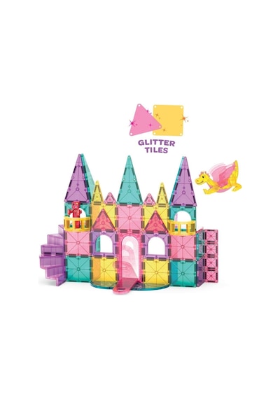 Magna-tiles Castle Dlx + Micromags - Prenses Şatosu 48 Parça