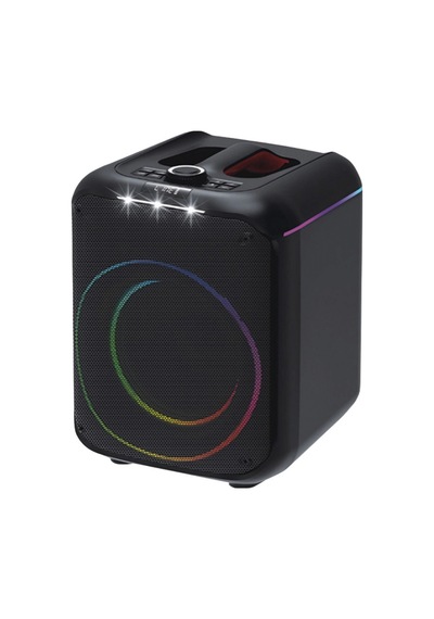 F39 25w Sürücülü Rgb Işıklı 2 Adet Mikrofonlu Bluetooth 5.3 Kablosuz Hoparlör Siyah