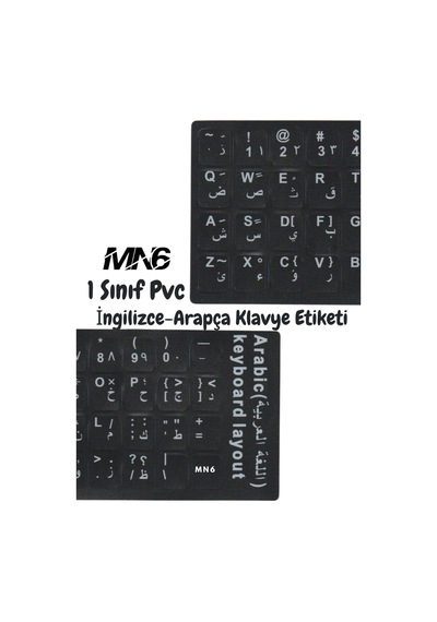 Mn6 Map01 Arapça Klavye Etiketi/silinmez-100 Adet/notebook-pc Uyumlu/arapça Klavye Sticker