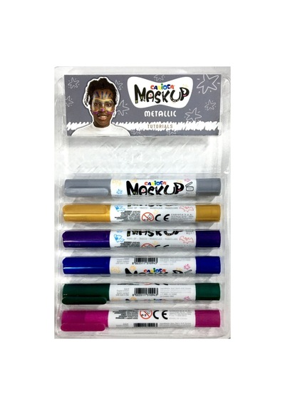 6 Gr. 6 Renk Metalik Yüz Boyası 43155 Diğer