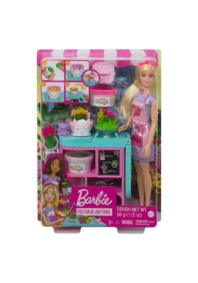 Barbie Çiçekçi Bebek ve Oyun Seti GTN58