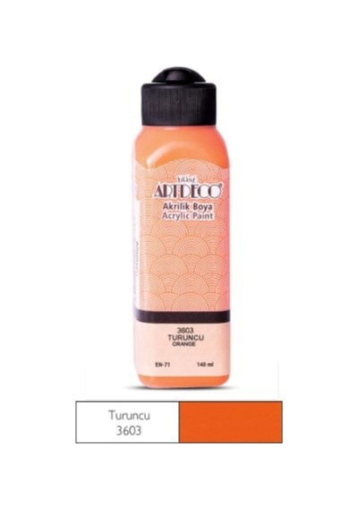 Akrilik Boya 140 Ml. Renk Seçmeli Turuncu
