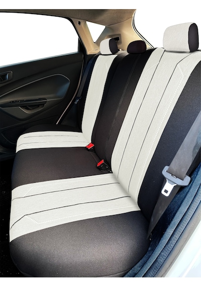 Minderland Axiom Comfort Serisi Oto Koltuk Kılıfı, Keten-deri / Kemik, Tofaş Doğan İle Uyumlu