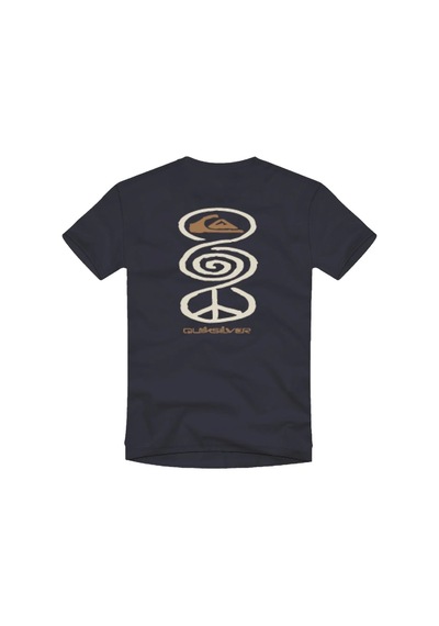Quiksilver Harmony Spiral Erkek Lacivert Outdoor T-shirt Eqyzt08304-6800