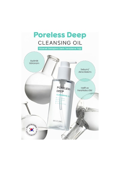 Maxclınıc Gözenek ve Siyah Nokta İçin Yüz Temizleme Yağı Maxclinic Poreless Deep Cleansing Oil 200ml