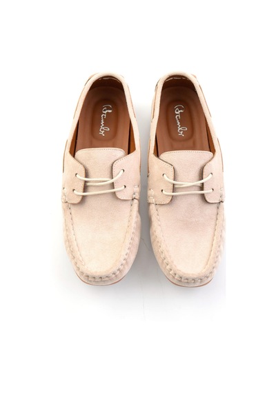 Bambi Bej Kadın Loafer Ayakkabı K01309000572 Bej
