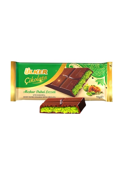 Ülker Meşhur Dubai Lezzeti Dubai Çikolatası 6 x 93 G