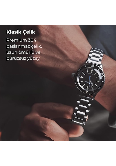 22mm Huawei Uyumlu Premium Üç Bakla Paslanmaz Çelik Kordon - Huawei Watch Gt6/gt6 Pro/gt5/gt5 Pro/gt4/watch 4 Pro/gt3/gt3 Pro/gt2/gt2 Pro 46mm Uyumlu Çok Renkli 22mm Huawei Uyumlu Premium Üç Bakla Paslanmaz Çelik Kordon - Huawei Watch Gt6/gt6 Pro/gt5/gt5 Pro/gt4/watch 4 Pro/gt3/gt3 Pro/gt2/gt2 Pro 46mm Uyumlu Çok Renkli