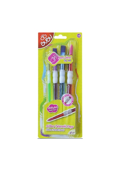 Bu-bu Silikon Fırça Seti 4'lü Bubu-fr0003