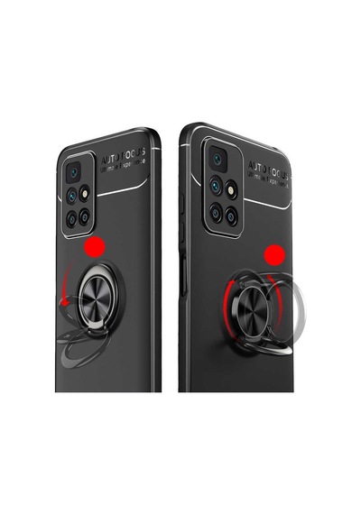 Xiaomi Redmi 10 Kılıf Zore Ravel Silikon Kapak Kırmızı