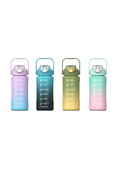 Vagonlife Su Matarası 1500 Ml Vgn2213 Mavi Pembe