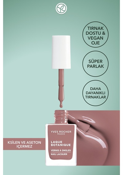 Yves Rocher Laque Botanique Ultra Parlak Renkli Vegan Oje - 50 Sümbül