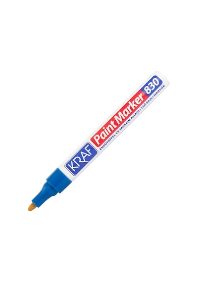 Kraf 830 Paint Markör Kalem Mavi 12'Li