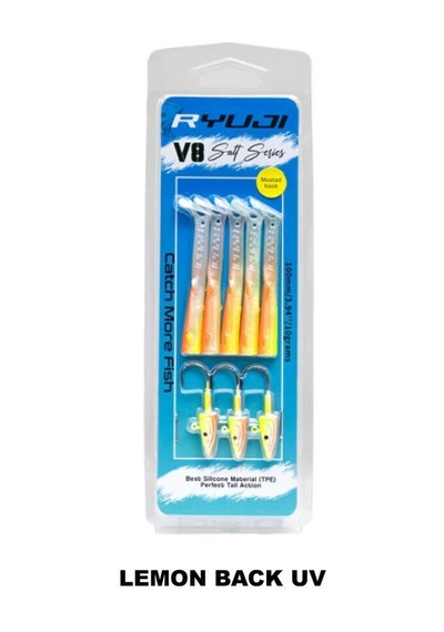 Ryuji V8 10cm, 10gr Silikon Yem