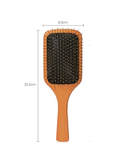 Çelik İğne Uçlu Bambu Tarak Bambu Saç Fırçası