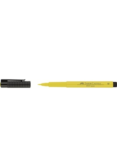 Pitt Artist Pen Çizim Kalemi Fırça Uçlu Neon Yellow Fosforlu Sarı