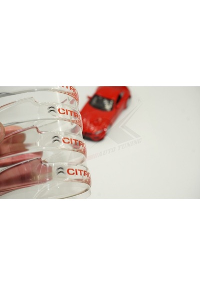 Citroen Logo Kapı Kenarı Koruma Şeffaf Kauçuk 3M Band New Style
