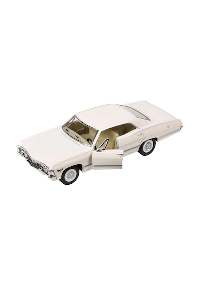 Kinsmart 1967 Chevrolet İmpala 1:34 Diecast Model Araba Krem Reng