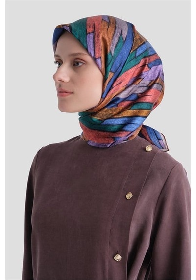 Armine Saf İpek Twill Eşarp 9612d 53 pembe