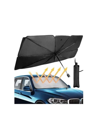 Araba Ön Cam Güneşlik Şemsiye, Katlanabilir Güneş Gölge Koruyucu, Araç İç Mekan Güneş Perdesi 27260754