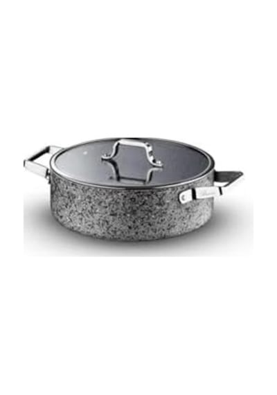 Brioni Stone-age Çizilmez Yanmaz Yapışmaz 28 Cm Basık Tencere 12v