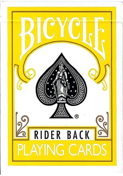 Bicycle Standard Endeks Sarı Oyun Kartları