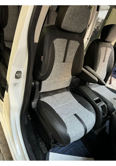 Peugeot Partner 2011 2017 Arası Arka Koltuk 3 Tane Tek Tek Uyumlu Oto Koltuk Kılıfı