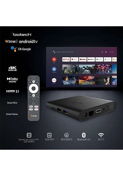 Botech Wzone 4K Android TV Box