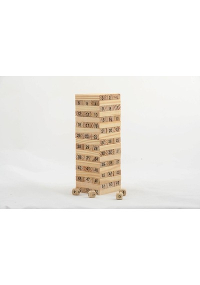 Jenga Ahşap Denge    Oyunu 54 Parça