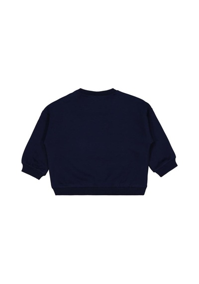 Civil Baby Teddy Bear Baskılı 6-18 Ay Sweatshirt Lacivert