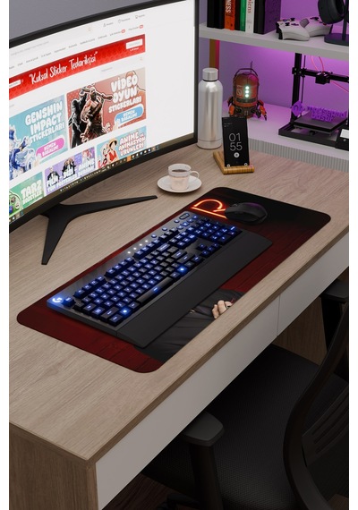 Lucifer V3 70x30 Xl Gaming Kauçuk Kaymaz Taban Mouse Pad Fare Altlığı