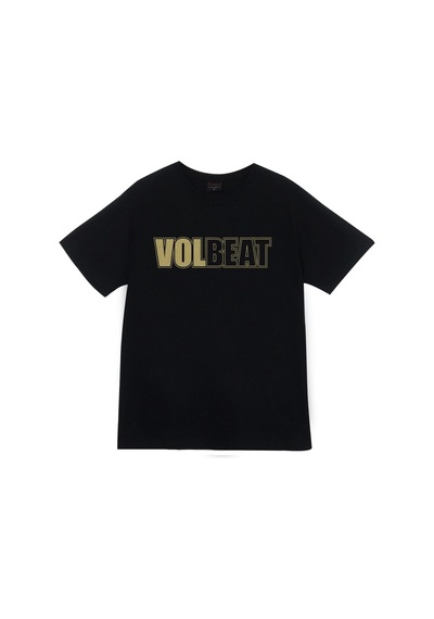 Volbeat Baskılı Unisex %100 Pamuk Siyah T-shirt SIYAH