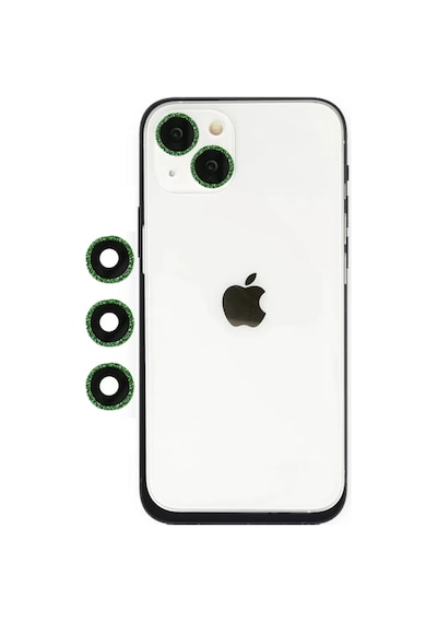 Newface Apple İphone 14 Shine Kamera Lens - Yeşil