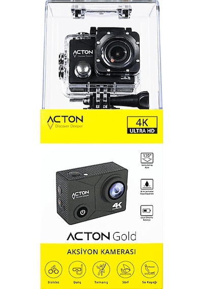 Acton Gold 4k Wifi Aksiyon Kamerası