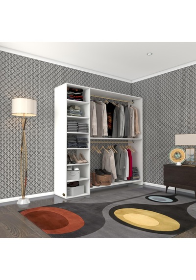 Kenzlife giysi dolabı abdurrahman 180*180*40 byz gardırop