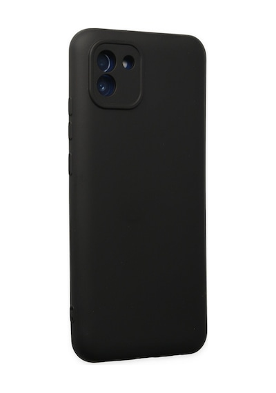 Samsung Galaxy A03 Uyumlu Kılıf Nano İçi Kadife Silikon - Siyah
