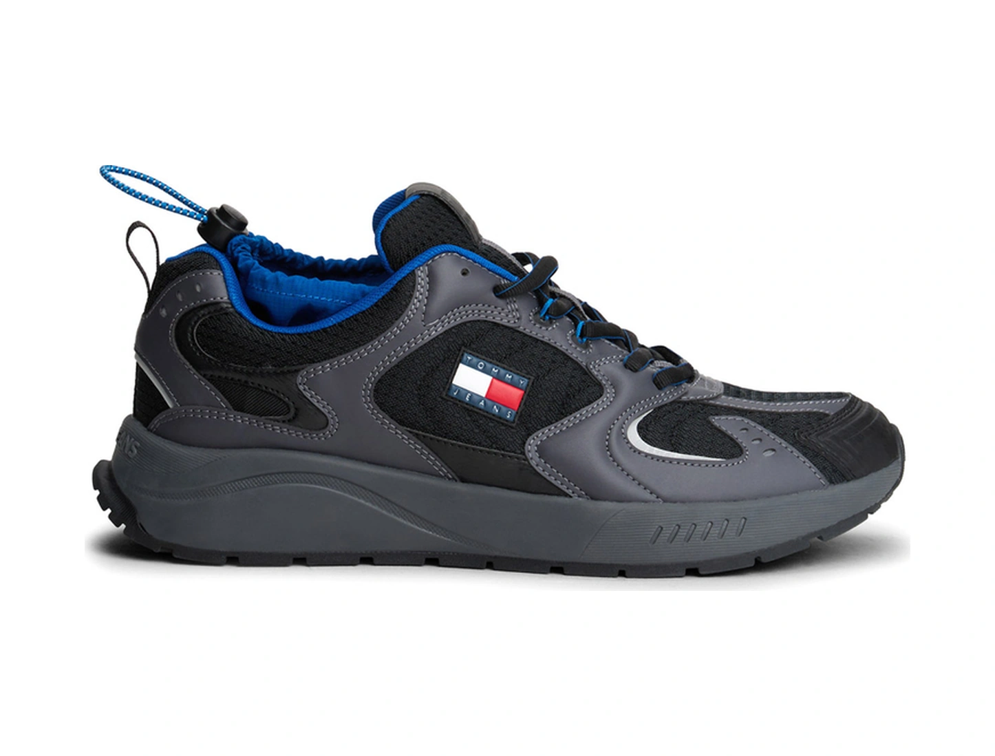 Tommy Hilfiger Tjm Runner Mıx Materıal Siyah Erkek Sneaker 000000000102265756 Siyah