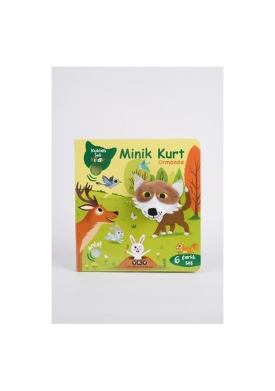Minik Kurt Ormanda - Kuklalı Sesli Eğitici Kitap