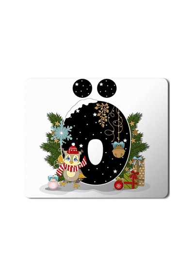 Yeni Yıl Merry Christmas Yılbaşı'na Özel Ö Harfi Mousepad Mouse Pad