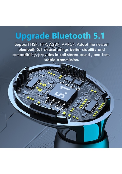 M10 Tws Bluetooth 5.1 Kablosuz Spor Kulaklık