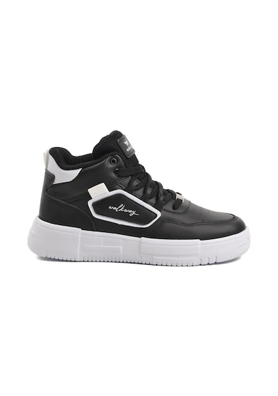 Walkway Nefertiti Siyah-beyaz Unisex Hi Sneaker 001
